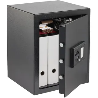 Burg Wächter Burg-Wächter Möbeltresor mit elektronischem Zahlenschloss, Home-Safe, Sicherheitsstufe B, Feuerschutz DIN 4102, ECB S-zertifiziert, 45,3 l, 49 kg, H 240 E, Schwarz