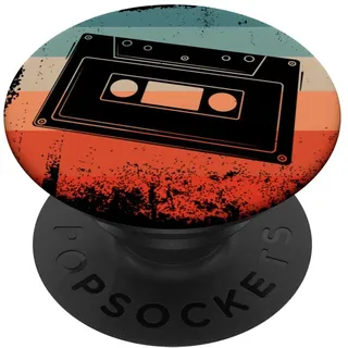 Audio Kassette Retro Tape Kassette PopSockets Klebender PopGrip