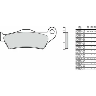 BREMBO CC 07BB04CC Organische Bremsbeläge Paar
