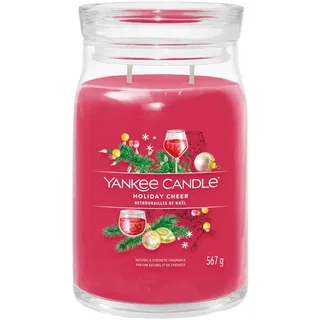 Yankee Candle Holiday Cheer große Duftkerze 567 g rot