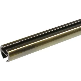 Liedeco Innenlaufprofil 1-läufig im Fixmaß Ø 16 mm, goldfarben