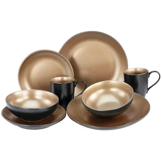 CreaTable GLAMOUR Kombiservice 8-tlg. Gold