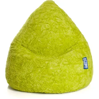 Sitting Point Beanbag Fluffy XL Sitzsack grün