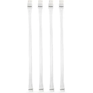 Light Solutions Light Solutions, Zubehör Beleuchtung, Kabel für Philips Hue Gradient LightStrip - 15cm - White - 4 pcs