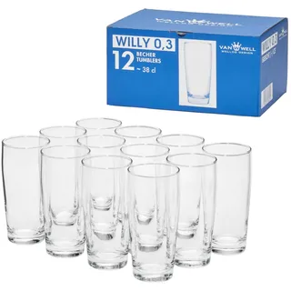 VAN WELL Bierglas 0,3 l 12-tlg.