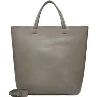 Shopper LIEBESKIND BERLIN "Tote HERA SHEEP NATURAL", Damen, Gr. B/H/T: 42cm x 38cm x 15cm, grau (neutral gray), Leder, Taschen Shopper