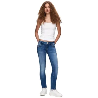 LTB Damen Jeans Molly 200 Low Waist - Slim Fit - Blau W27-W34 Stretch Cotton, Größe:29W / 30L, Farbe:15919-55573 Vinolia Wash