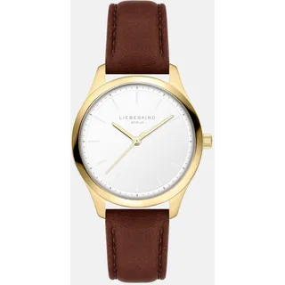 Liebeskind Berlin Quarzuhr »Basic Staples« Armbanduhr, Damenuhr, Lederarmband, analog
