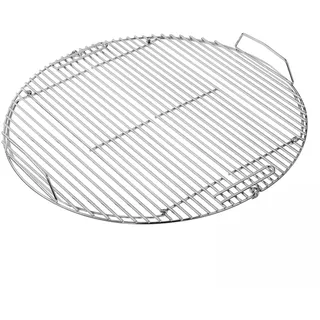 RÖSLE Grillrost, Hochwertiger Grillrost aus Edelstahl 18/0 passend für RÖSLE Grills No.1 F60/F60 AIR, klappbar, spülmaschinengeeignet, Silber