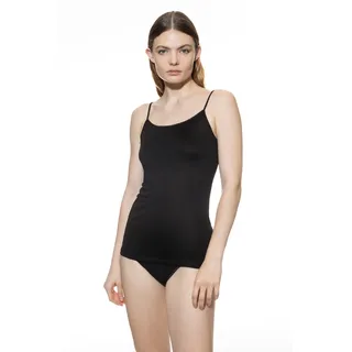 MEY Serie Emotion Spaghetti Top Schwarz 40