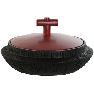 Home ESPRIT Tibor, Schwarz, Rot, Kunstharz, orientalisch, 28 x 28 x 15 cm