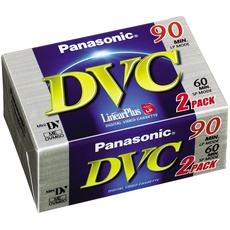Panasonic AY-DVM60FE2 MiniDV-Kassetten, 60 Minuten, 2er-Pack
