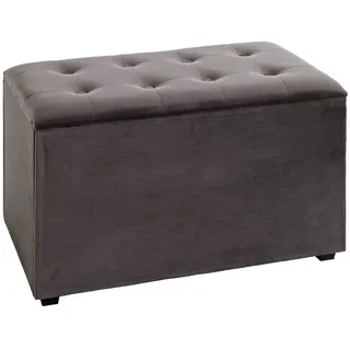 Haku-Möbel HAKU Möbel Sitztruhe anthrazit, MDF, Textilgewebe - Maße: B 65 cm