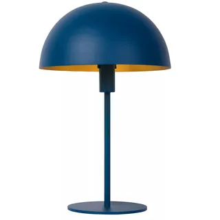 Tischlampe Nachttisch Blau rund Ø40 cm E14 Industrial Tischleuchte Schlafzimmer