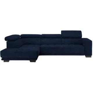Xora Ecksofa , Dunkelblau , Metall , Ottomane links, L-Form , 301x207 cm , Typenauswahl, Fußauswahl, Stoffauswahl, Sitzqualitäten, seitenverkehrt erhältlich, Bettfunktion erhältlich, Hocker erhältlich, Rücken echt, individuell planbar , Wohnzimmer, Sofas & Couches, Wohnlandschaften, Ecksofas