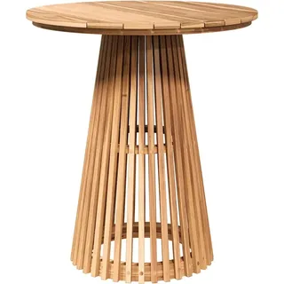 vidaXL Garten-Eßtisch Braun 70 x 70 x 75 cm Teak-Massivholz - Braun