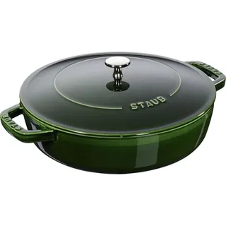 Staub Chistera Bräter 28 cm basilikum-grün