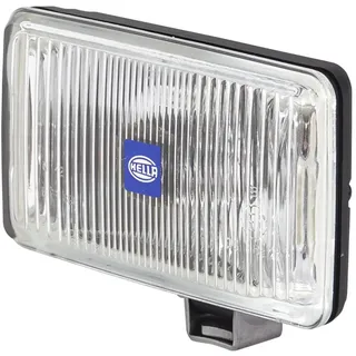 Hella 1NB 005 860-201 Halogen-Nebelscheinwerfer - Comet 450 - 12V - rechteckig - Anbau - glasklare Streuscheibe - Lichtscheibenfarbe: weiß - links/rechts