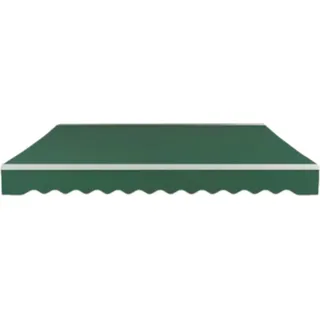 Bolt Edge Manuell bedienbare Terrassen und Sonnenschutzrollos – 300x250cm – Höhenverstellbar – UV50+ Sonnenschutz – Grün – Mit Handkurbel & Arm – Polyesterbespannung - Grün