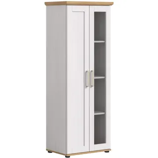 xonox.home Vitrine Verona 64 x 161 x 37 cm Lärchefarben/Eiche Artisan