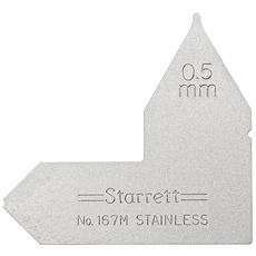 Starrett 167 U.S.A./2 0,5 mm einzelnen Radius Gauge, 5 mm Radius Gauge
