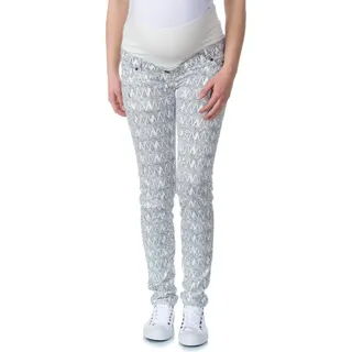 Bellybutton Maternity Damen Umstandshose Slim Weiß