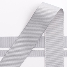 Italian Options Ripsband, 38 mm x 10 m Rolle, silberfarben