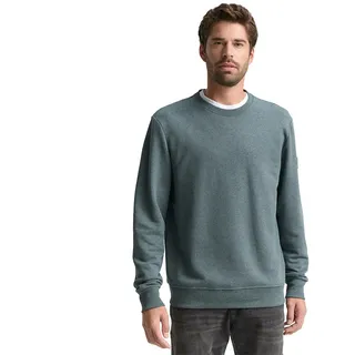 Tom Tailor 1047803 Sweatshirt - Grey Mint Navy Structure - XL