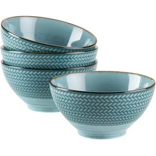 Mäser Prospero Müslischalen Set aus 4 Blau