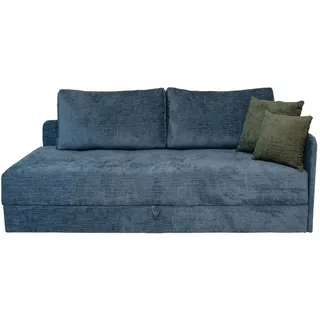 Xora Liege , Blau , Textil , Füllung: Hohlfaser, Schaumstoffflocken , 205x80x95 cm , Stoffauswahl, Rückenfutter, Armlehnen seitenverkehrt montierbar , Wohnzimmer, Sofas & Couches, Sofas, Recamieren
