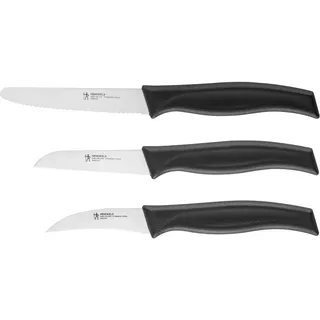 henckels by zwilling HENCKELS Elements Messerset 3-tlg, Universal-, Gemüse- und Schälmesser, Schwarz