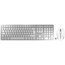 Bild DW 9100 SLIM - Tastatur-und-Maus-Set - Kabellos, Funk Tastatur, Maus-Set Tschechisch Weiß