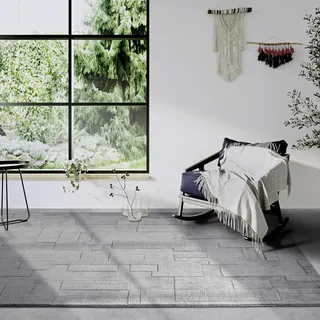 Villeroy & Boch Wilhelmine Wollteppich 120 x 170 cm Grau