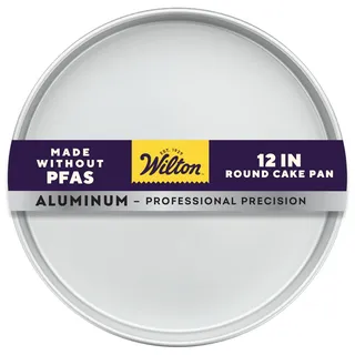 Wilton Performance Pans Runde Kuchenform Ø 30 cm: Backform Rund für Gleichmäßige Wärmeverteilung Kuchenblech Tortenform Kuchenbackform - 30,4x5,08 cm