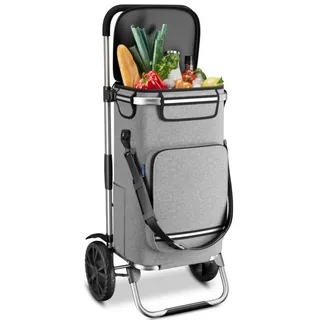 eloneo maxVitalis Einkaufstrolley »Premium«, Silber