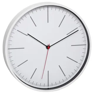 TFA Analoge Wanduhr 28 cm 60.3049.02 weiß
