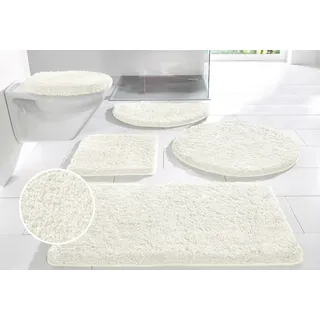 Badematte OTTO HOME "Sanremo, Badvorleger, Badezimmer Teppich, sehr weich" Gr. 5, beige (natur), H:30mm, Polyester, Badematten, Badematte, Badteppich, unifarben, rechteckig, rund & als 3-tlg. Set erhältlich, Topseller