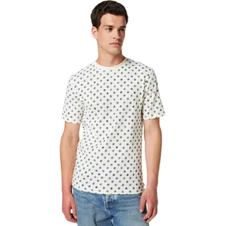 Scotch & Soda Herren Micro-Printed Regular-fit T-Shirt T-Shirt (1er Pack)