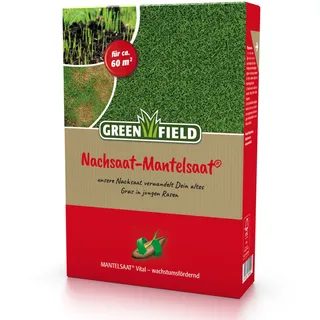 Greenfield Nachsaat-Mantelsaat 1 kg - verjüngt den Rasen