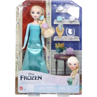 Mattel HMD56 - Disney Frozen - Die Eiskönigin Ankleidespaß Elsa mit Zubehör - Blau