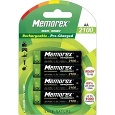 Memorex AA (4 Stk., AA), Batterien + Akkus