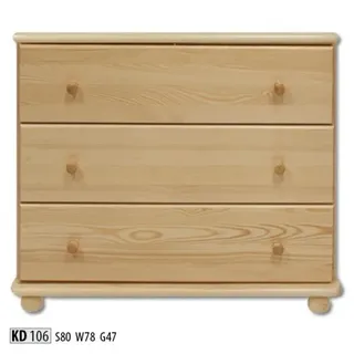 Kommode Sideboard Echtholz Neu Anrichte JVmoebel - Beige