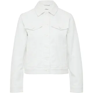 s.Oliver Jeansjacke mit Taschen, weiß