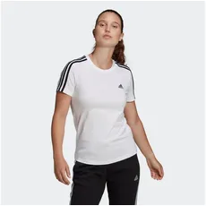Bild von LOUNGEWEAR Essentials Slim 3-stripes Tee T-Shirt Damen weiss, S