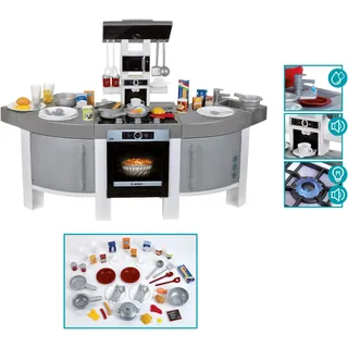 Spielküche KLEIN "Bosch Küche JUMBO", grau, Spielküchen, KinderB:120cm H:95cm T:45cm, Spielküche, Made in Germany, B:120cm H:95cm T:45cm