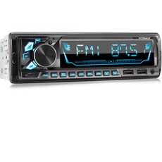 XOMAX XM-R282 Autoradio mit FM RDS, Bluetooth Freisprecheinrichtung, USB, SD, MP3, ID3, 2. USB-Anschluss mit Ladefunktion, AUX-IN, 1 DIN