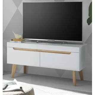 furn.design Isgard TV-Lowboard 107x50x40 cm Weiß Holz