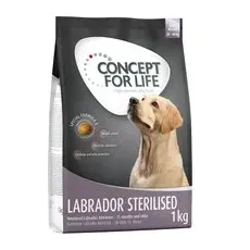 1kg Labrador Sterilised Concept for Life Hrană uscată câini