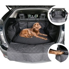 Bild Doggy Komfortable Kombi SUV Schutzmatte Hundedecke Kofferraumschutz Kofferraumdecke Schondecke Auto Kofferraum Hund Seitenschutz antirutsch