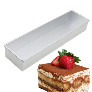 Generisch Classic Backform Kastenform 40x10x6cm, Backform Rechteckig, Königskuchenform Antihaftbeschichtet, Brotbackform, Kastenform Kuchen Brote, Sauerteigbeständig, Aktiver/Fester Typ